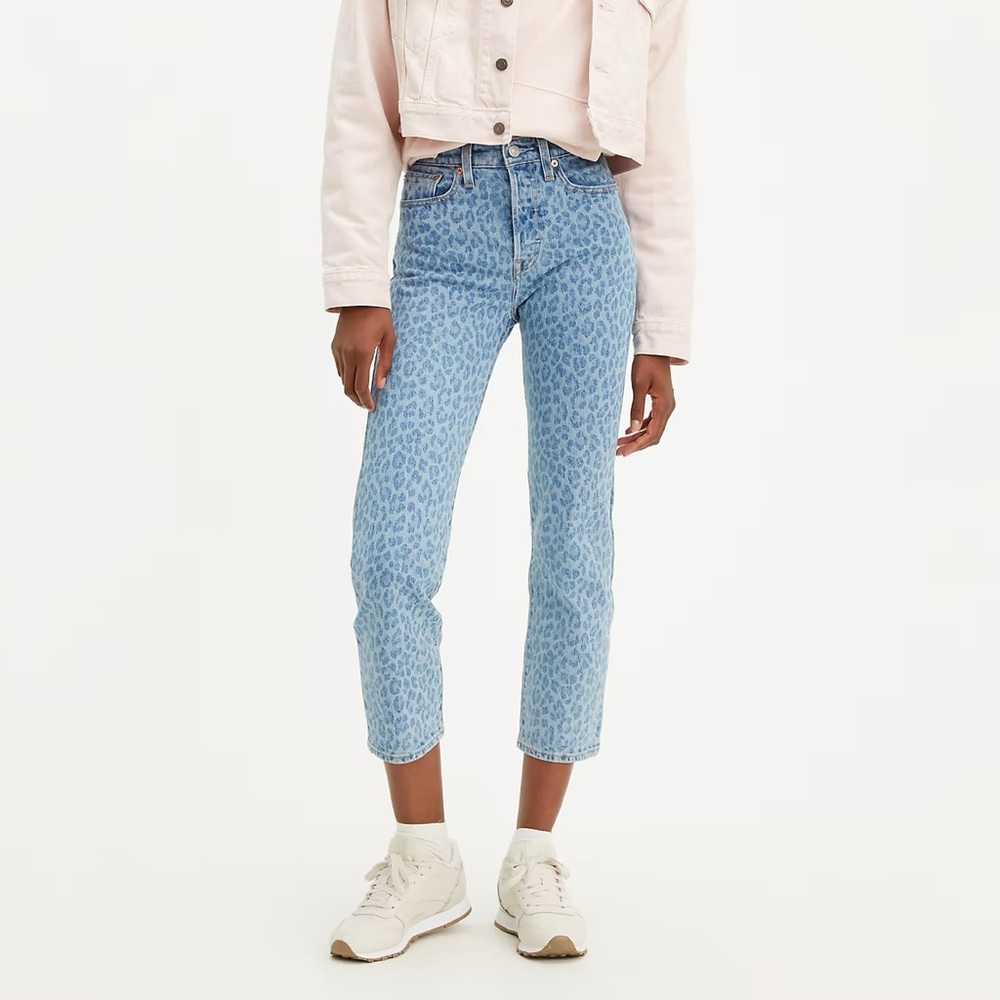 Levi’s Wedgie Straight Fit Leopard Jeans
